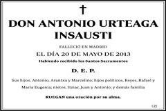 Antonio Urteaga Insausti